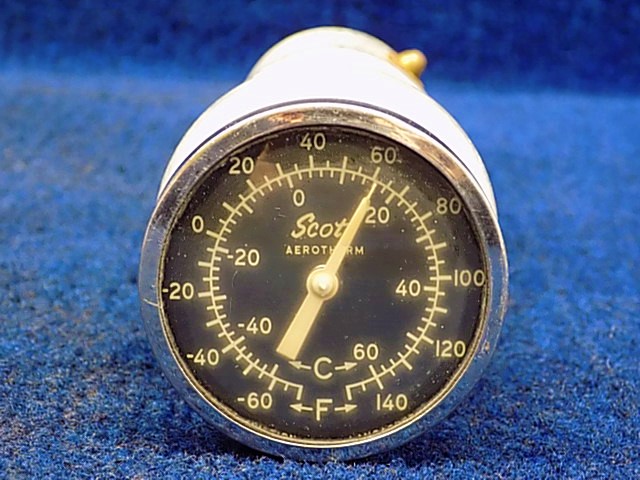 0413163-18 Cessna - Outlet- Cabin Ventilation W/ OAT Gauge (See Details)